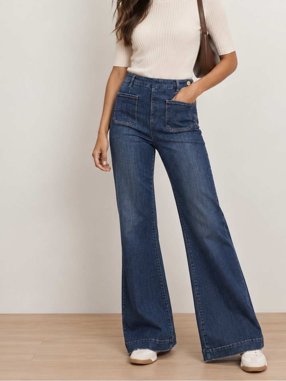 Frame Le High Flare Size Zip Jeans Size 30 X 35”